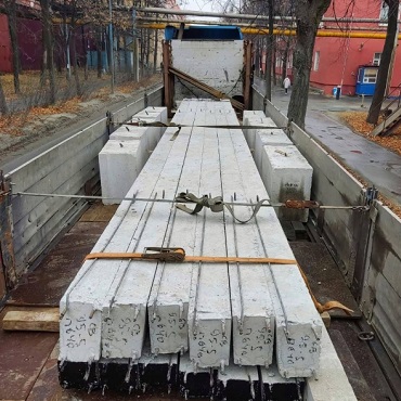 Отгрузка блоков и опор ЛЭП